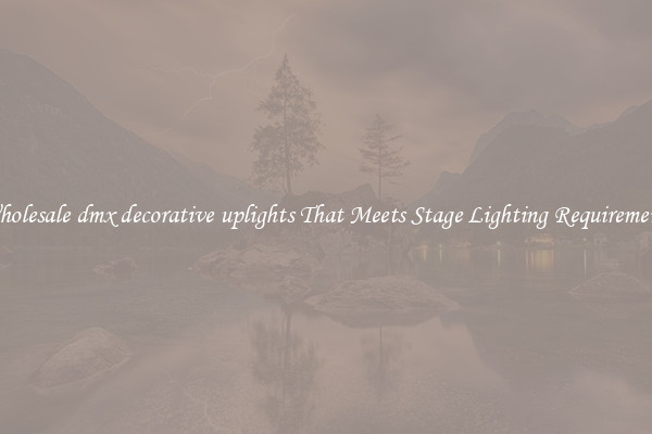 Wholesale dmx decorative uplights That Meets Stage Lighting Requirements