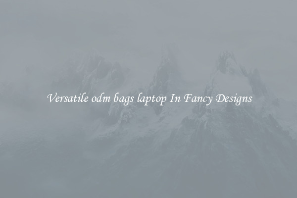 Versatile odm bags laptop In Fancy Designs