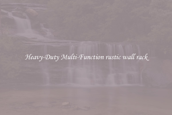 Heavy-Duty Multi-Function rustic wall rack