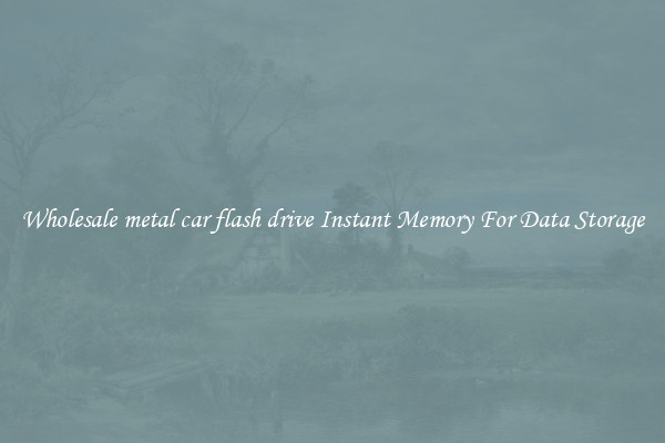 Wholesale metal car flash drive Instant Memory For Data Storage