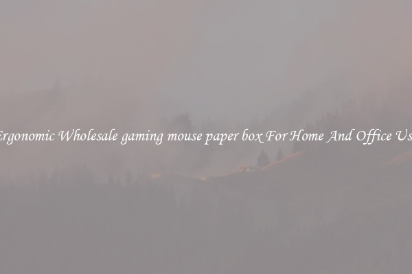Ergonomic Wholesale gaming mouse paper box For Home And Office Use.